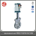 Pneumatic operated knife gate valve lug type